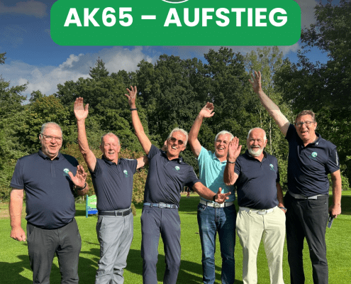 Headerbild mit den Spielern der AK65-Mannschaft beim Aufstieg